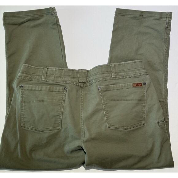 RED HEAD Field Trusted Olive/Tan Hunting Rugged Durable Pants Men's Size 42x30 - Picture 12 of 16